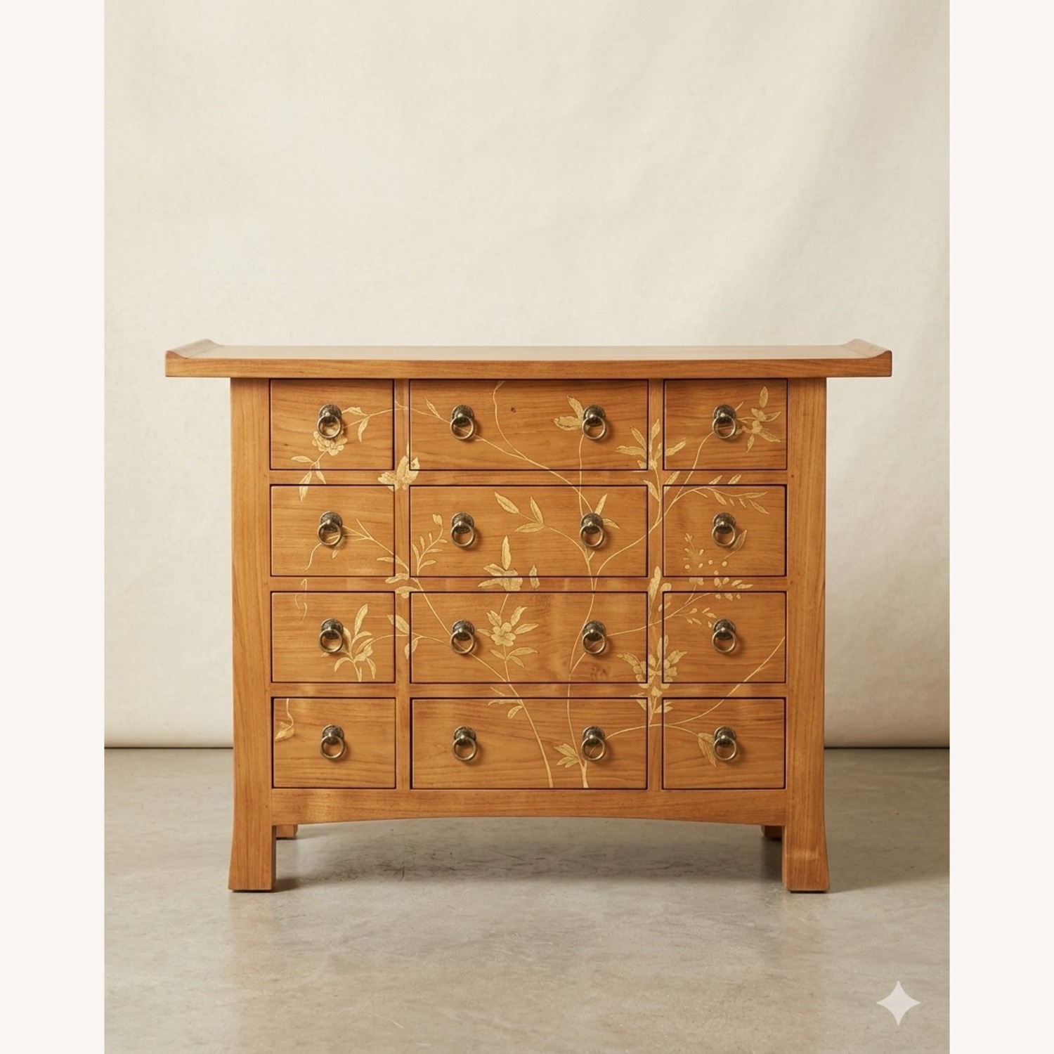 Vintage/Antique Finds Orange Wood Chest - image-3