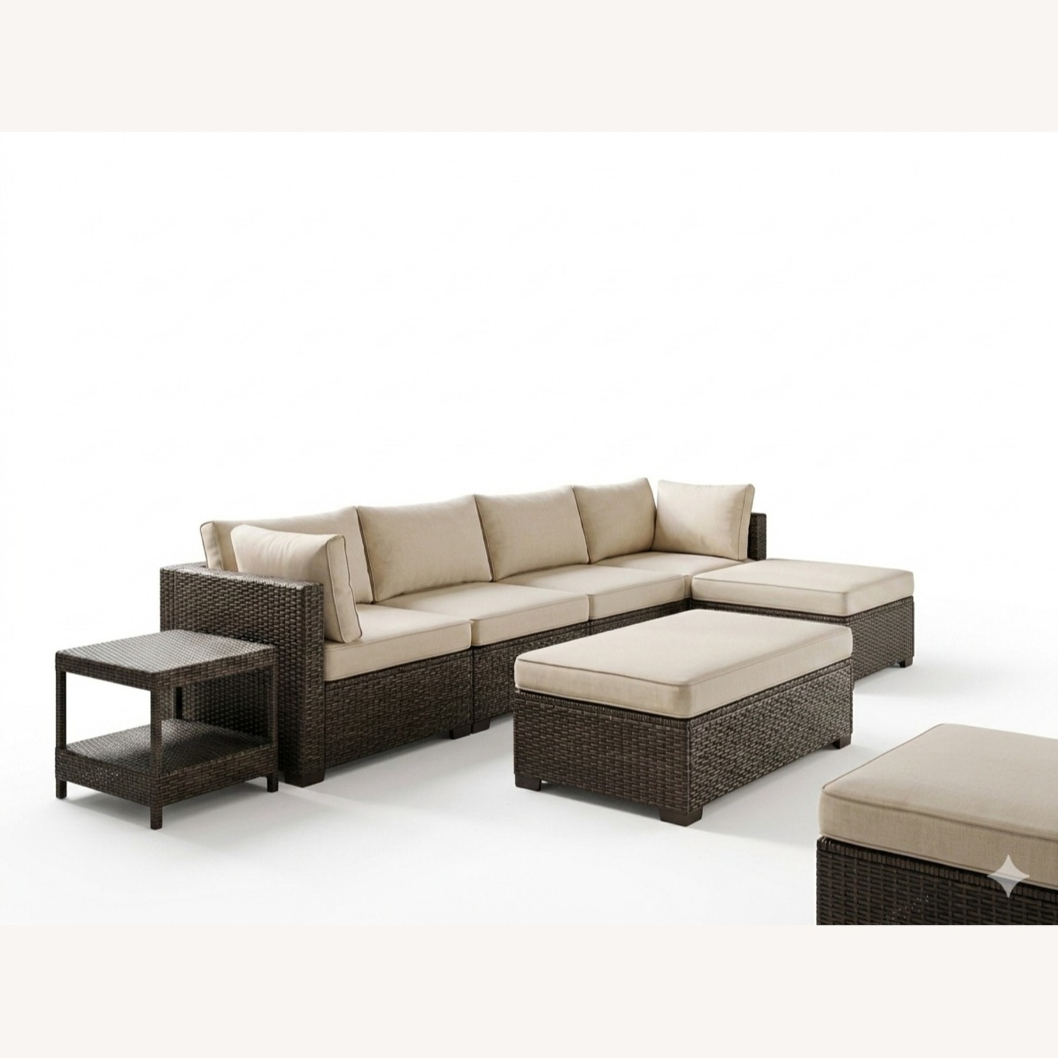 Dark Brown Patio Furniture - image-1