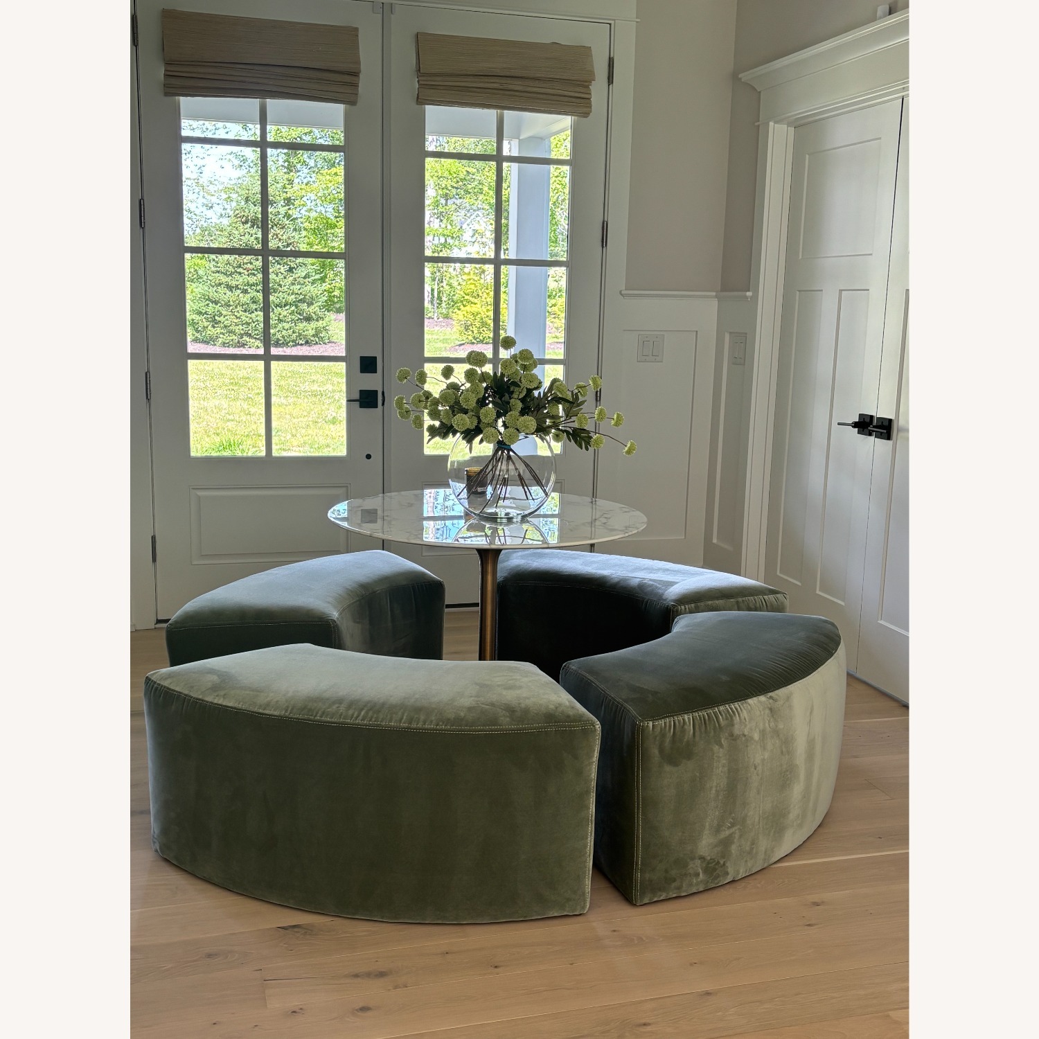 Lulu & Georgia Colm Velvet Dining Bench - image-4