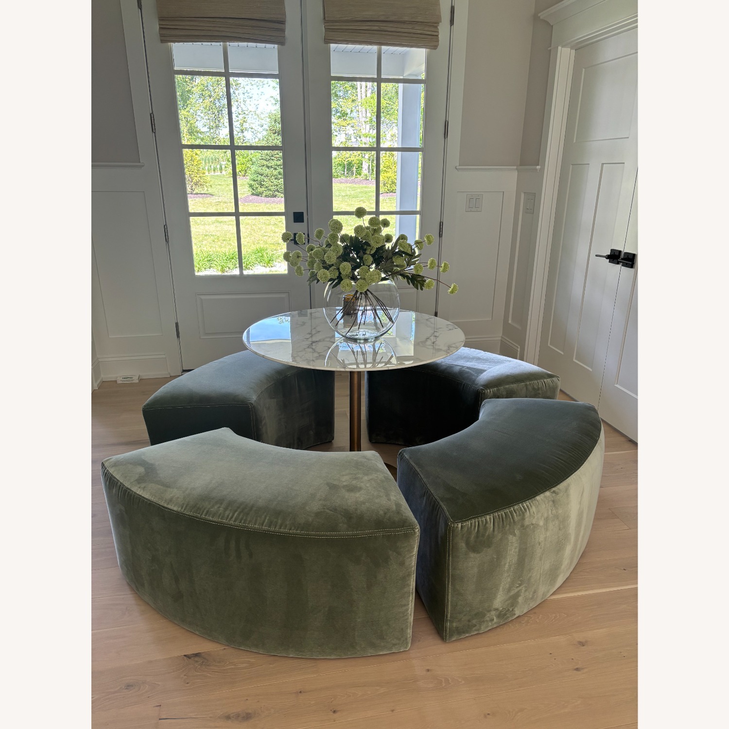 Lulu & Georgia Colm Velvet Dining Bench - image-2