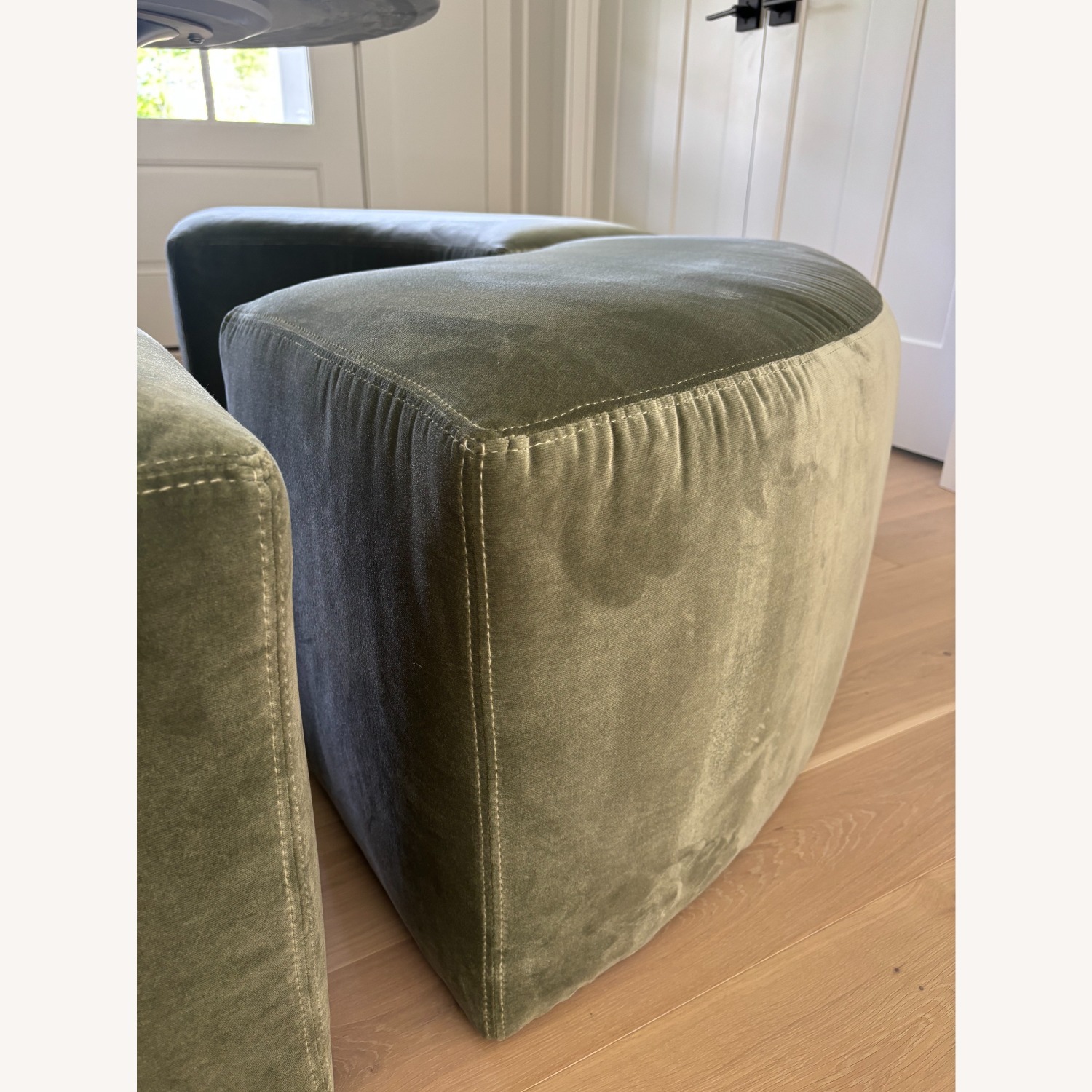 Lulu & Georgia Colm Velvet Dining Bench - image-3