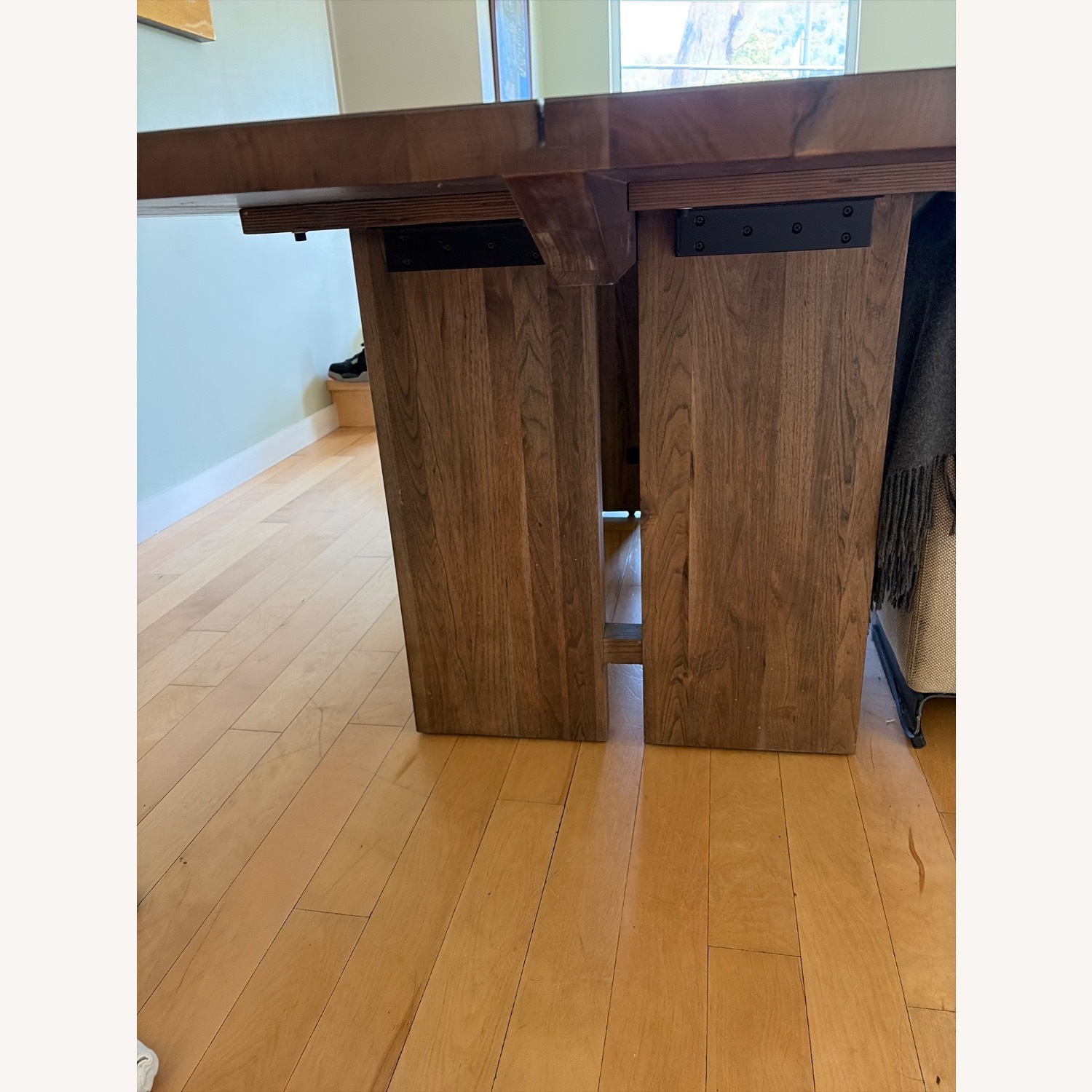 Crate & Barrel Exclusive Monarch Shiitake 76" Dining Table - image-12
