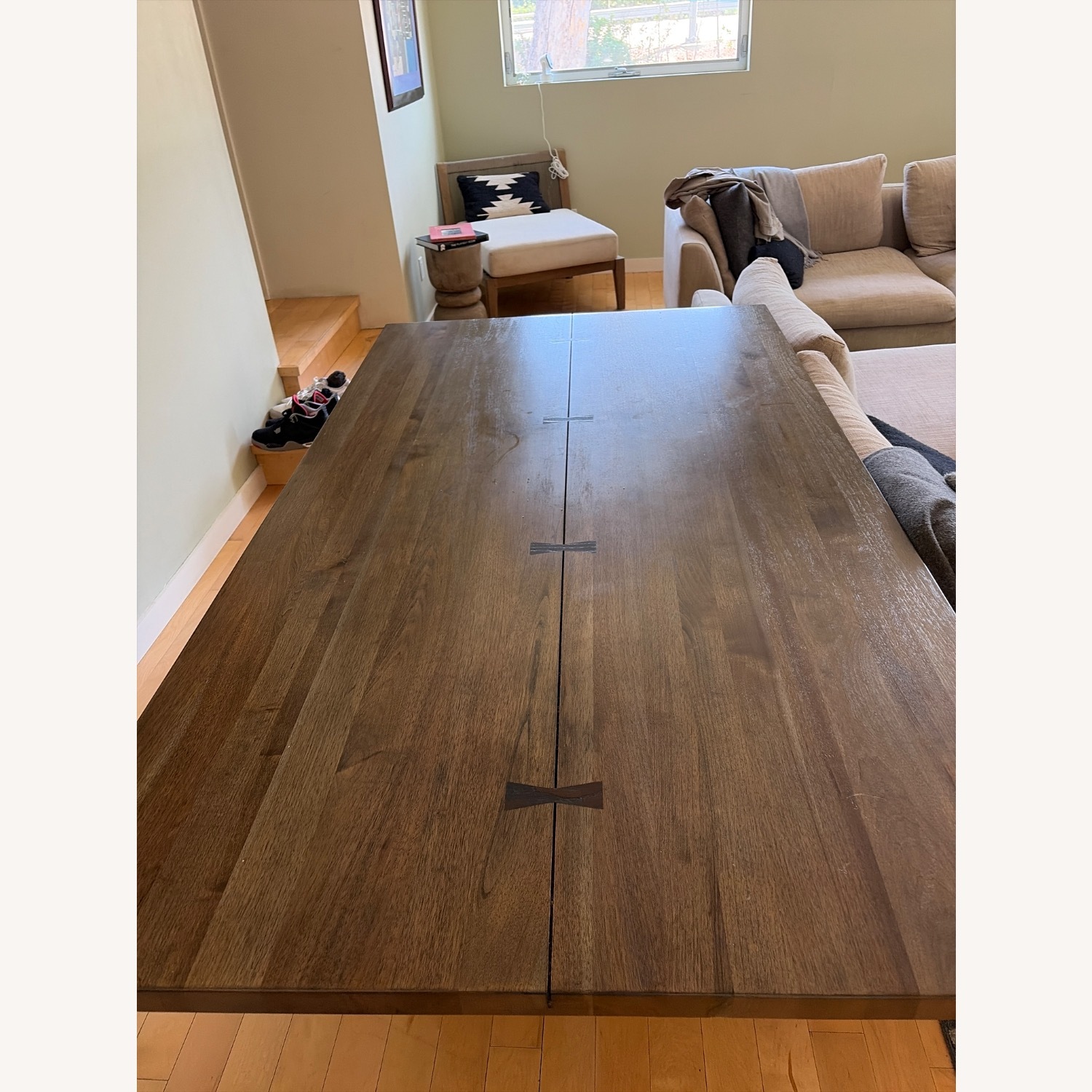Crate & Barrel Exclusive Monarch Shiitake 76" Dining Table - image-10