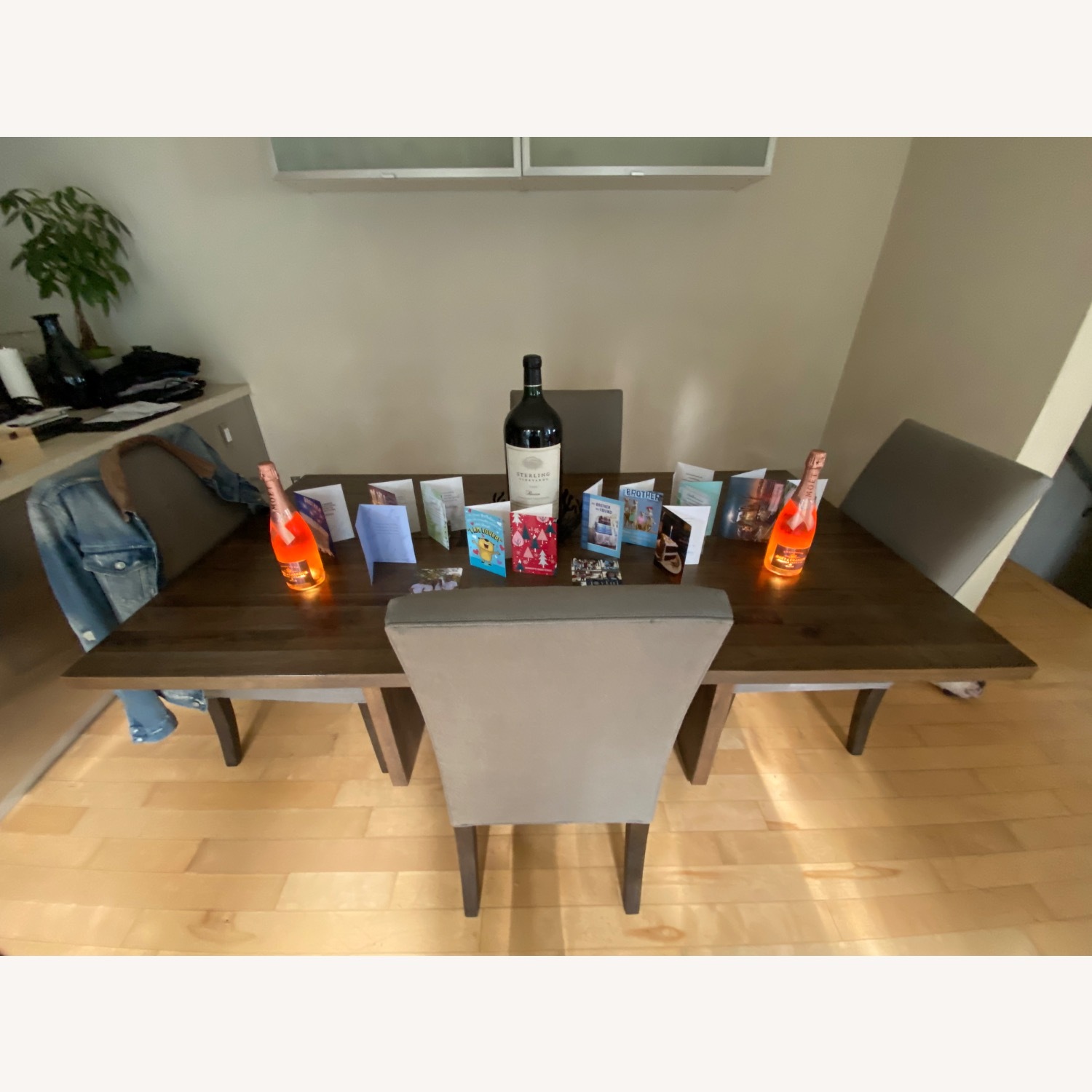 Crate & Barrel Exclusive Monarch Shiitake 76" Dining Table - image-6