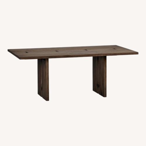 Used Crate & Barrel Exclusive Monarch Shiitake 76" Dining Table for sale on AptDeco