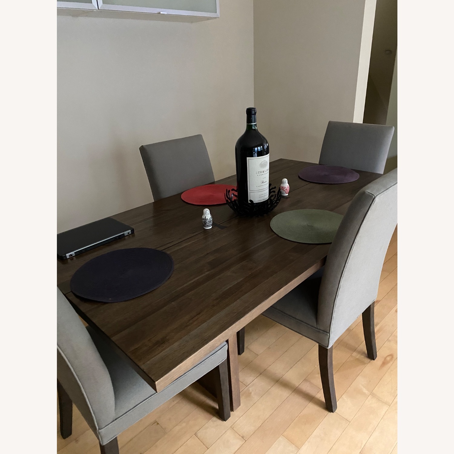 Crate & Barrel Exclusive Monarch Shiitake 76" Dining Table - image-9