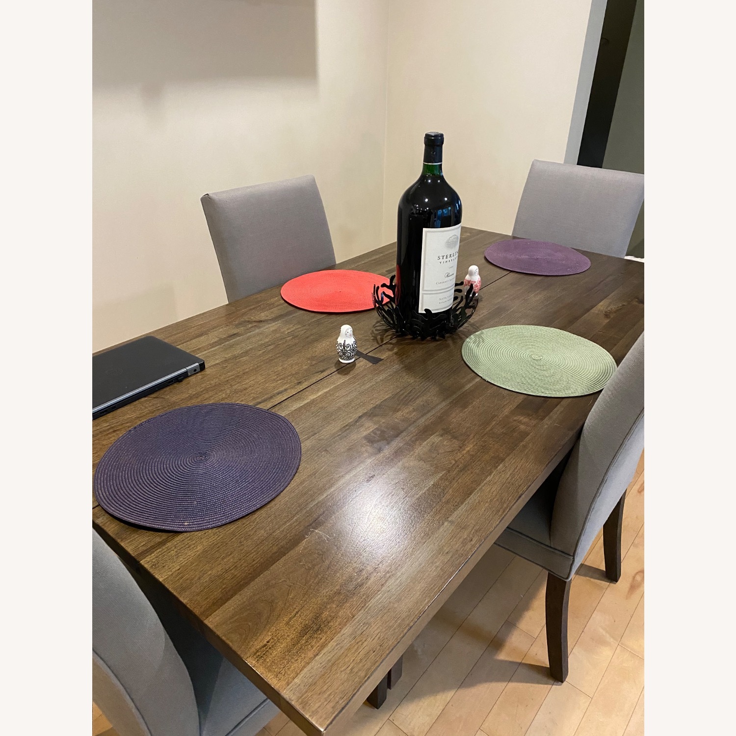 Crate & Barrel Exclusive Monarch Shiitake 76" Dining Table - image-8