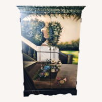 Scenery Painted Armoire  