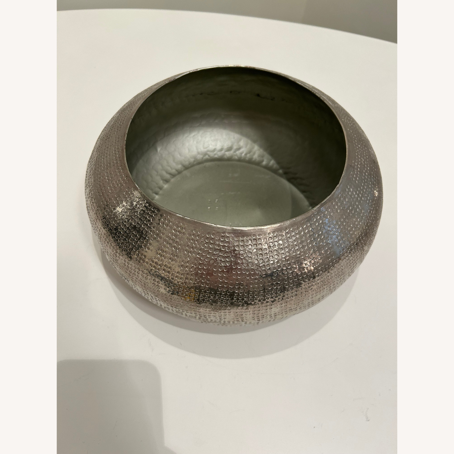 Set of Vintage Metal Tray and Bowl - image-6