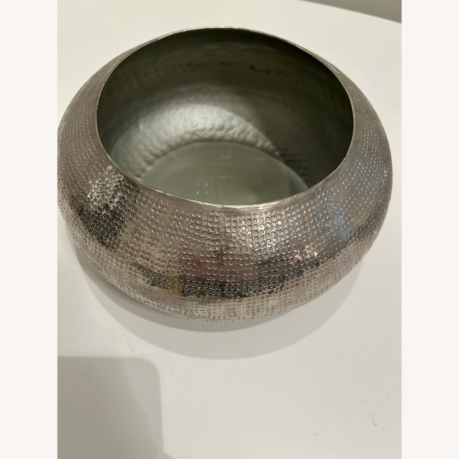 Set of Vintage Metal Tray and Bowl - image-5