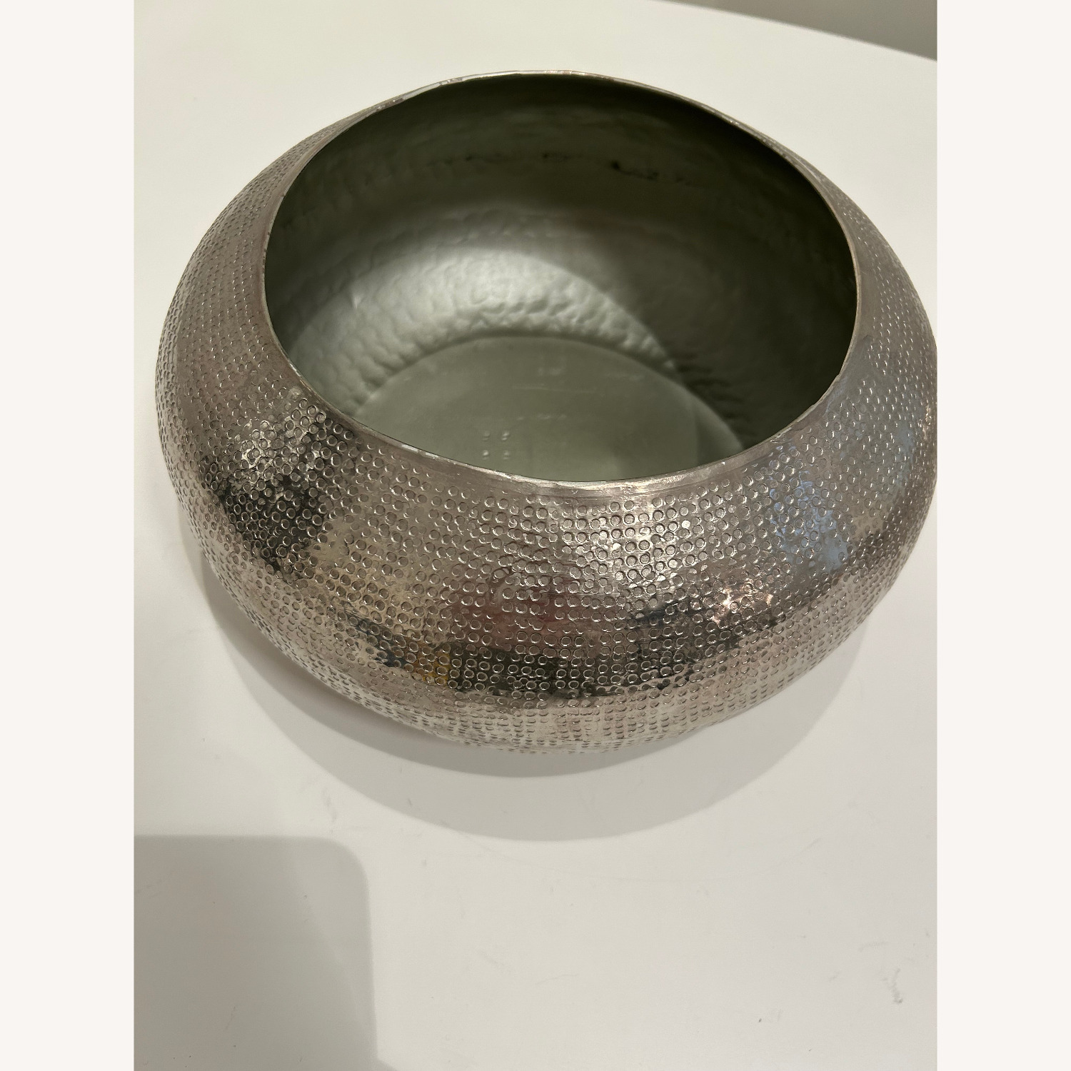 Set of Vintage Metal Tray and Bowl - image-4