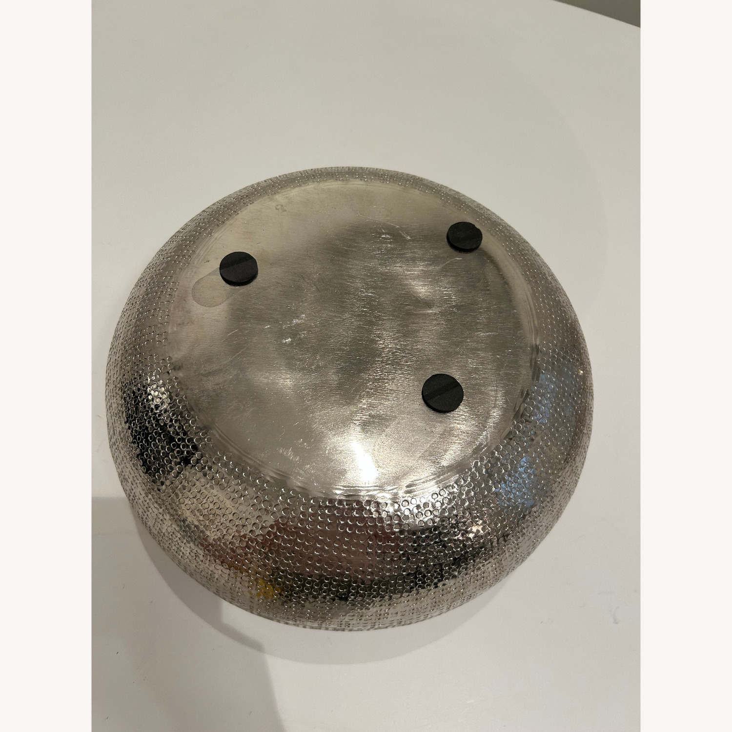 Set of Vintage Metal Tray and Bowl - image-8