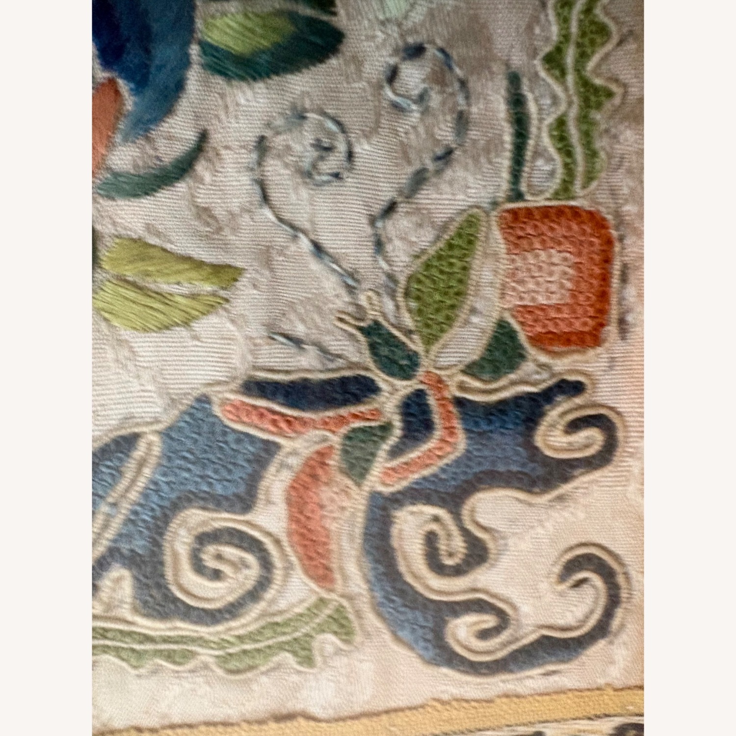 Antique Chinese Kimono Sleeve Embroidery - image-4