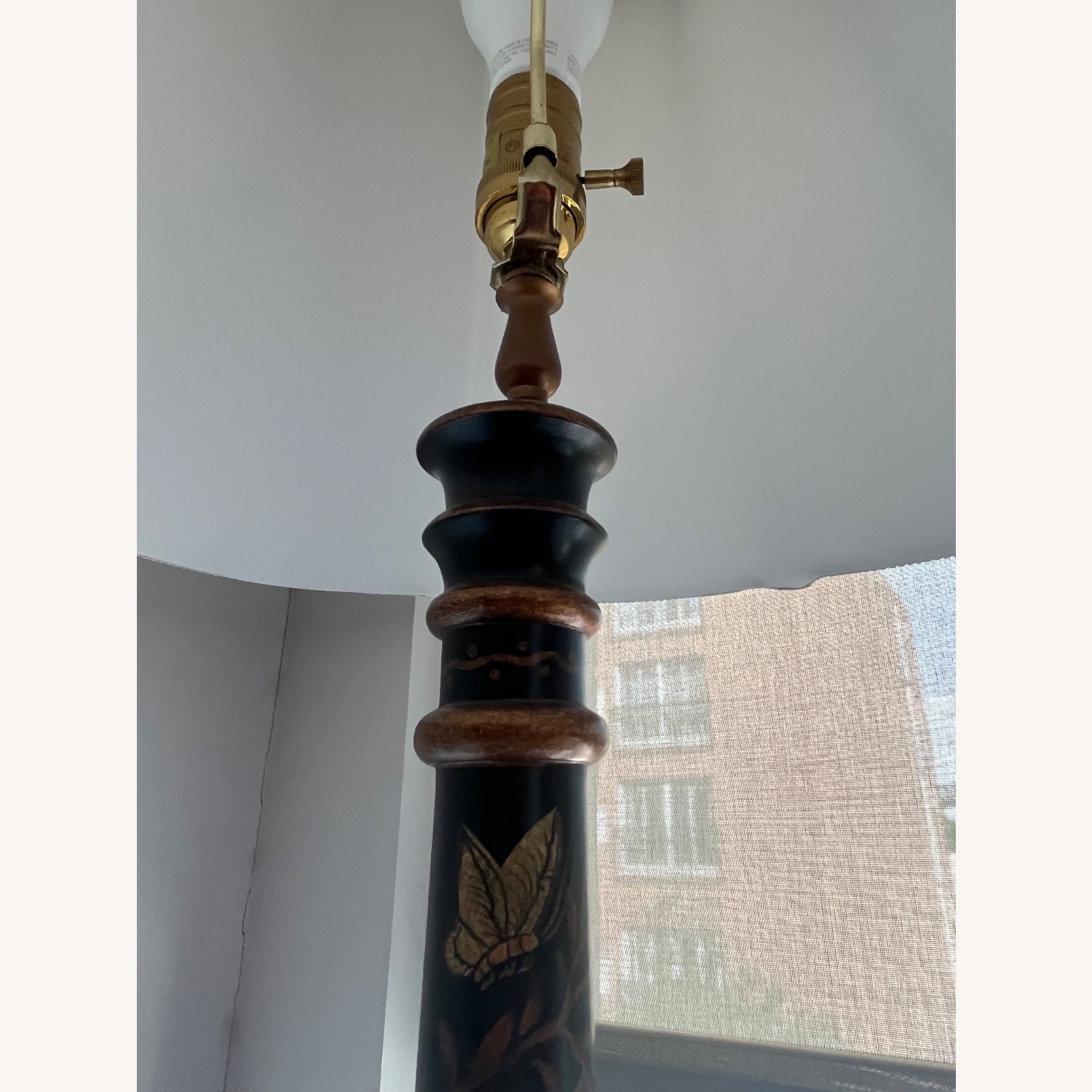 Vintage/Antique Finds Black Floor Lamp - image-5