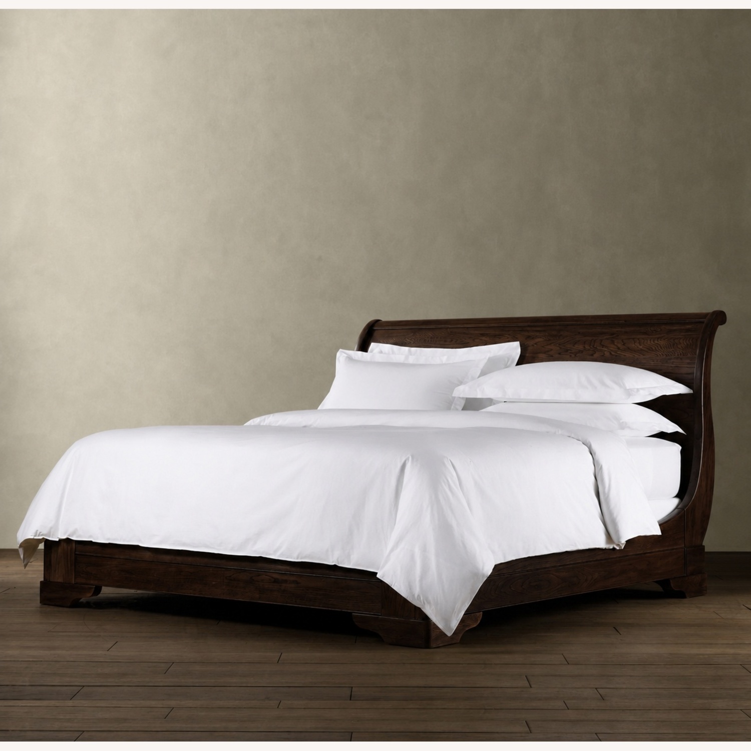 Restoration Hardware Marston Dark Brown Wood King Beds - image-4