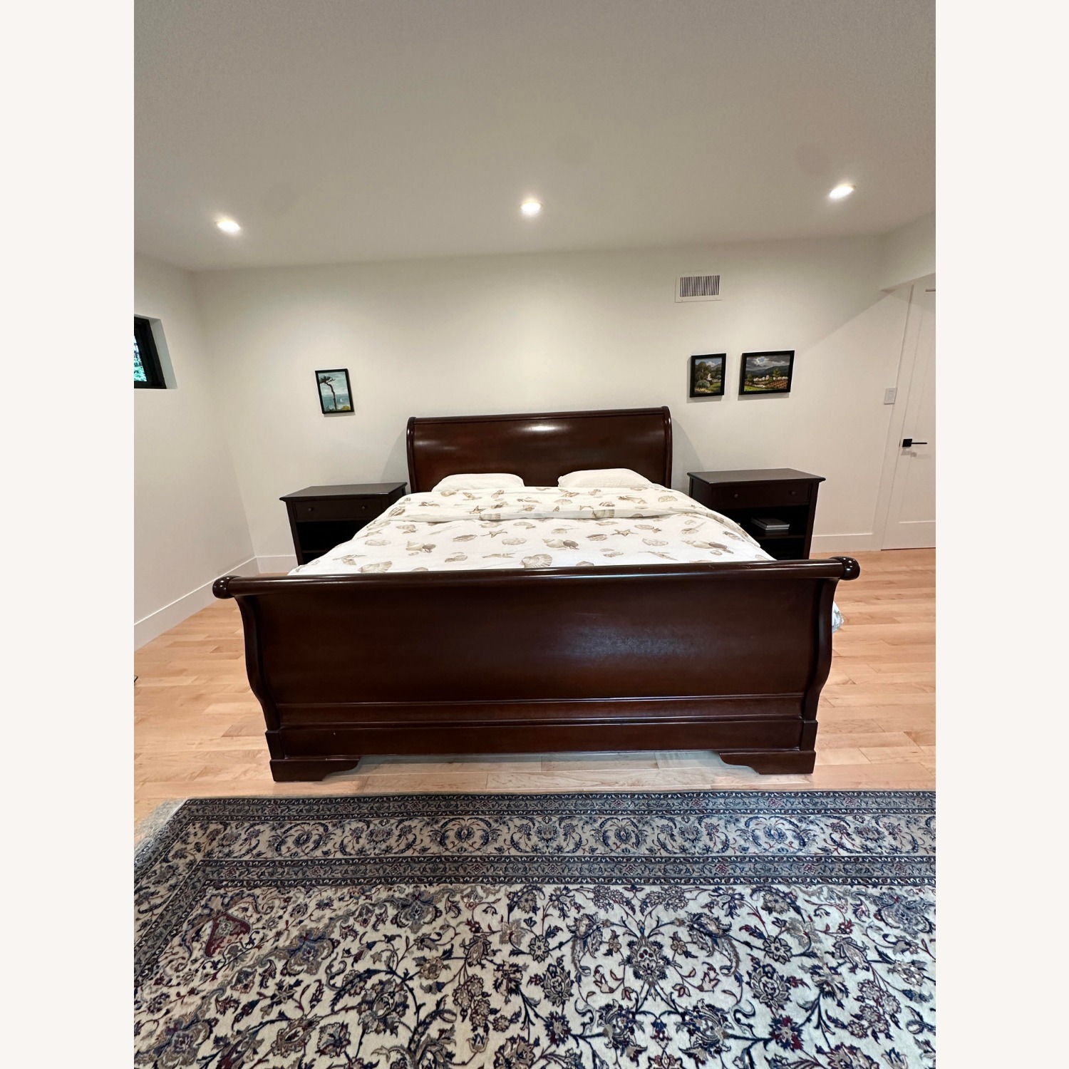 Restoration Hardware Marston Dark Brown Wood King Beds - image-3