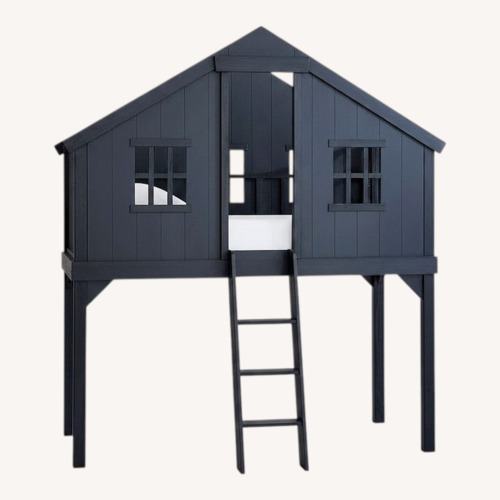 Used Pottery Barn Kids Treehouse Bunk Bed for sale on AptDeco