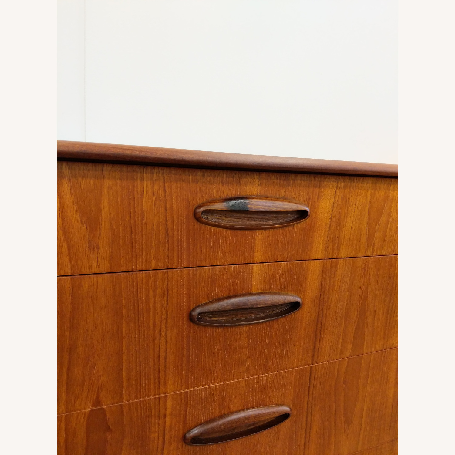 Vintage Mid Century Modern Teak Dresser - image-6