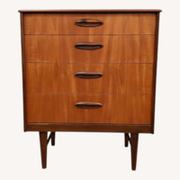 Vintage Mid Century Modern Teak Dresser