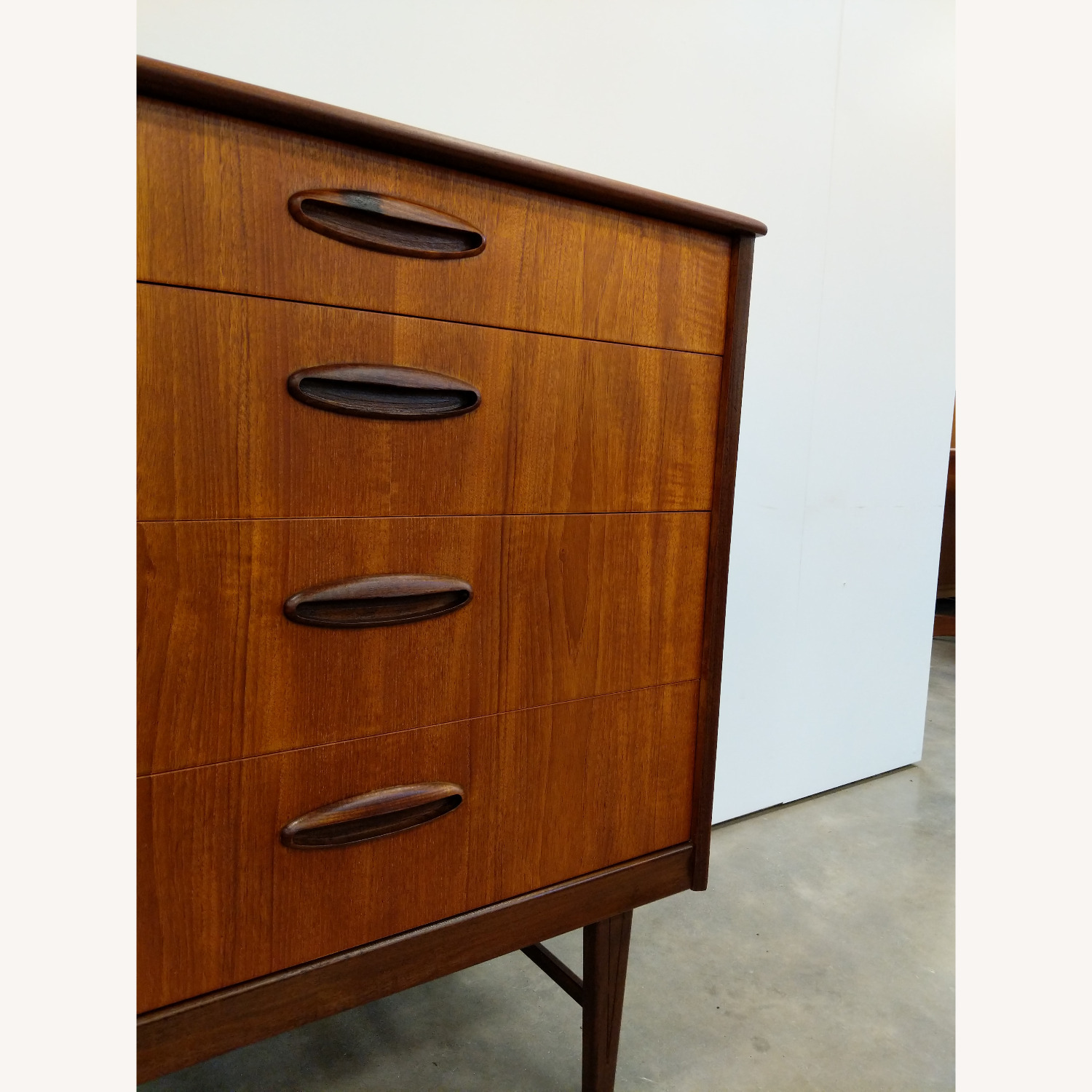 Vintage Mid Century Modern Teak Dresser - image-7