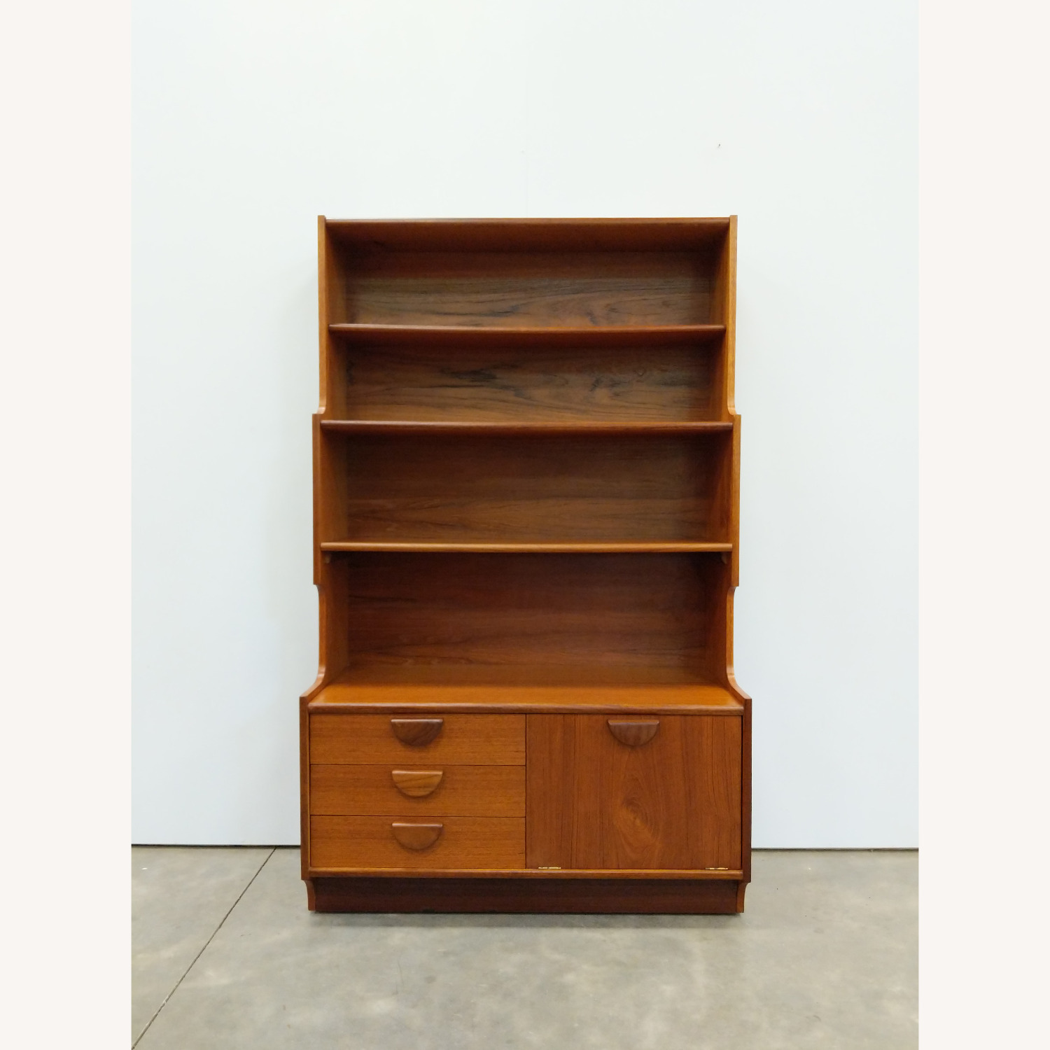 Vintage Mid Century Modern Teak Stonehill Bookhelf - image-8