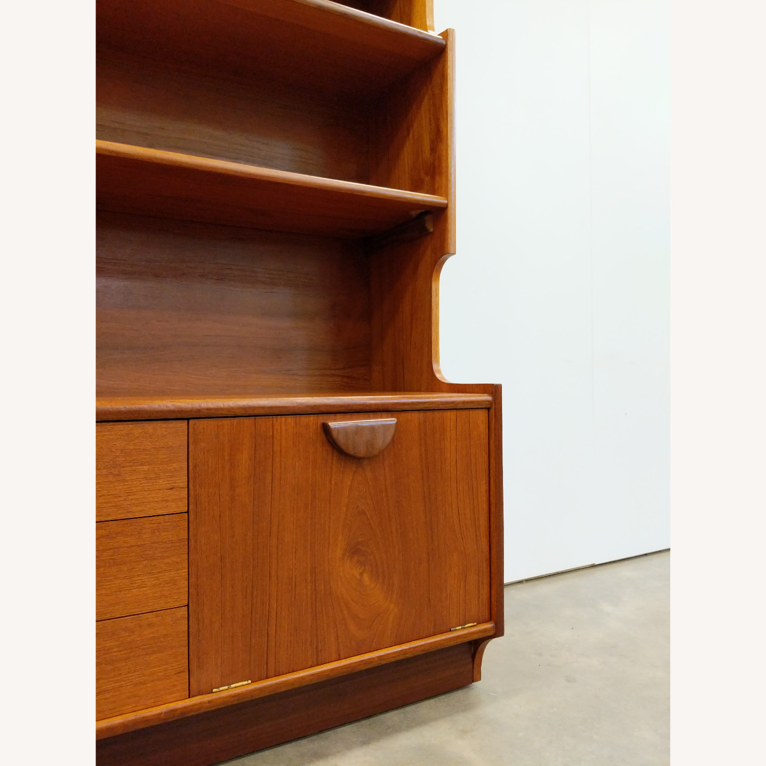 Vintage Mid Century Modern Teak Stonehill Bookhelf - image-7