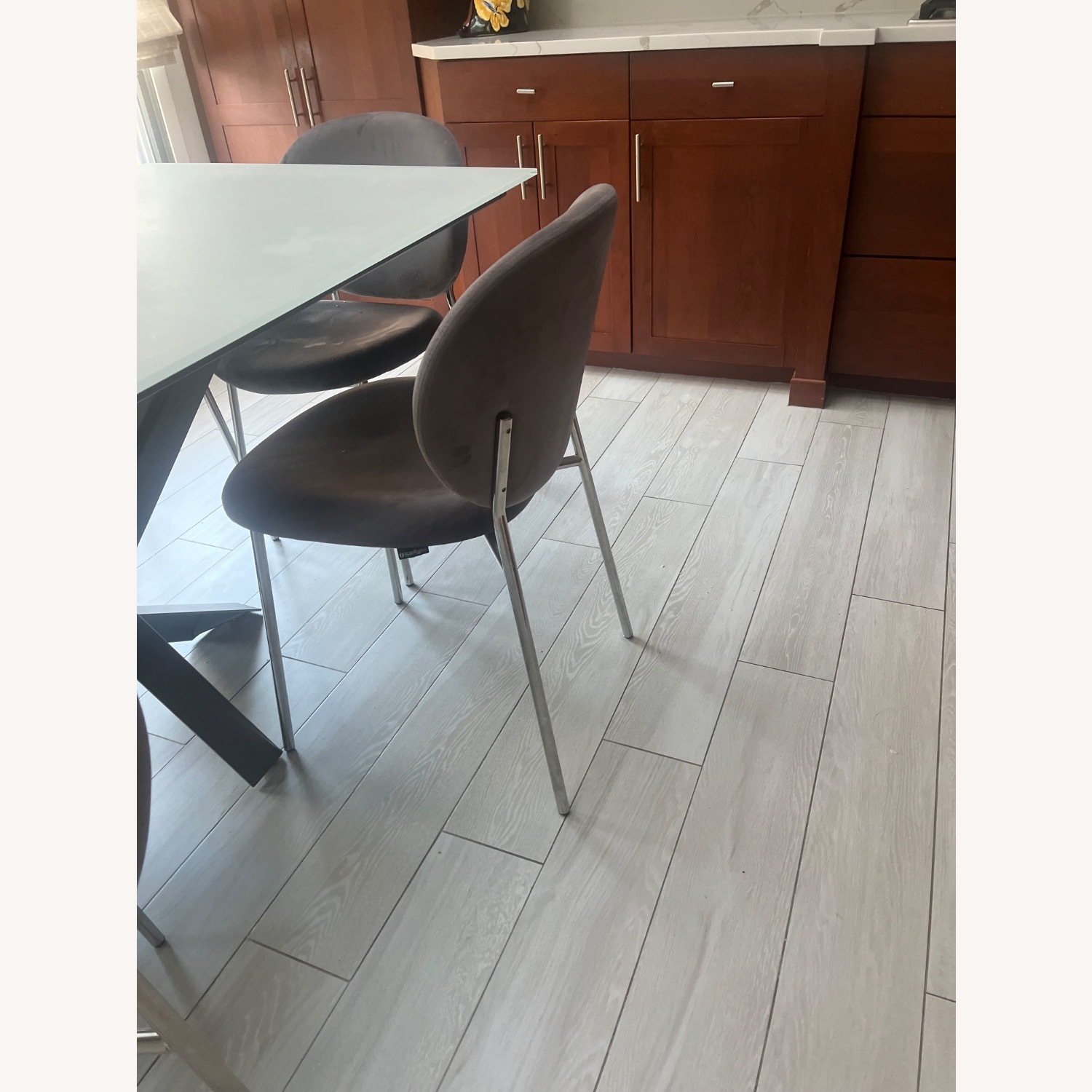 Calligaris Dark Gray Dining Chairs - image-2