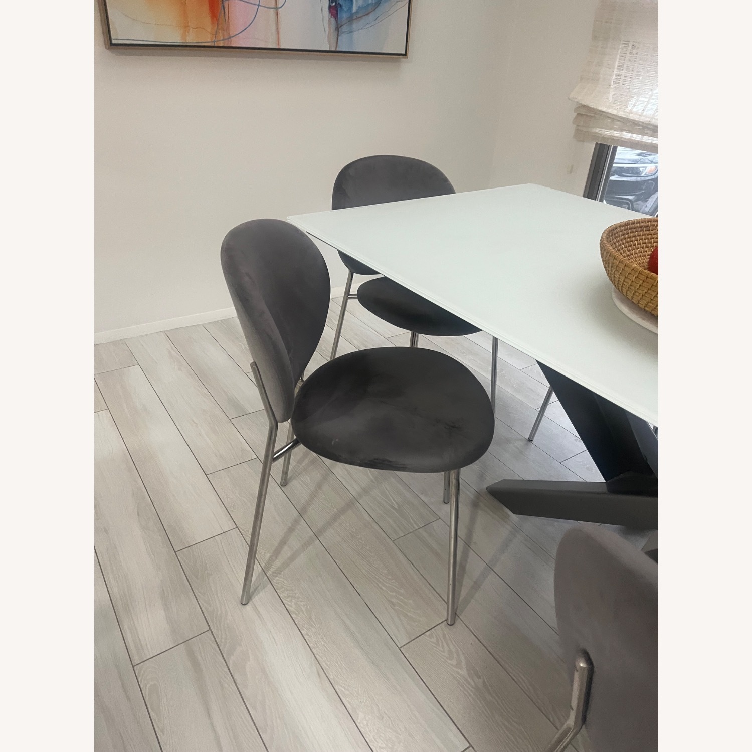 Calligaris Dark Gray Dining Chairs - image-3