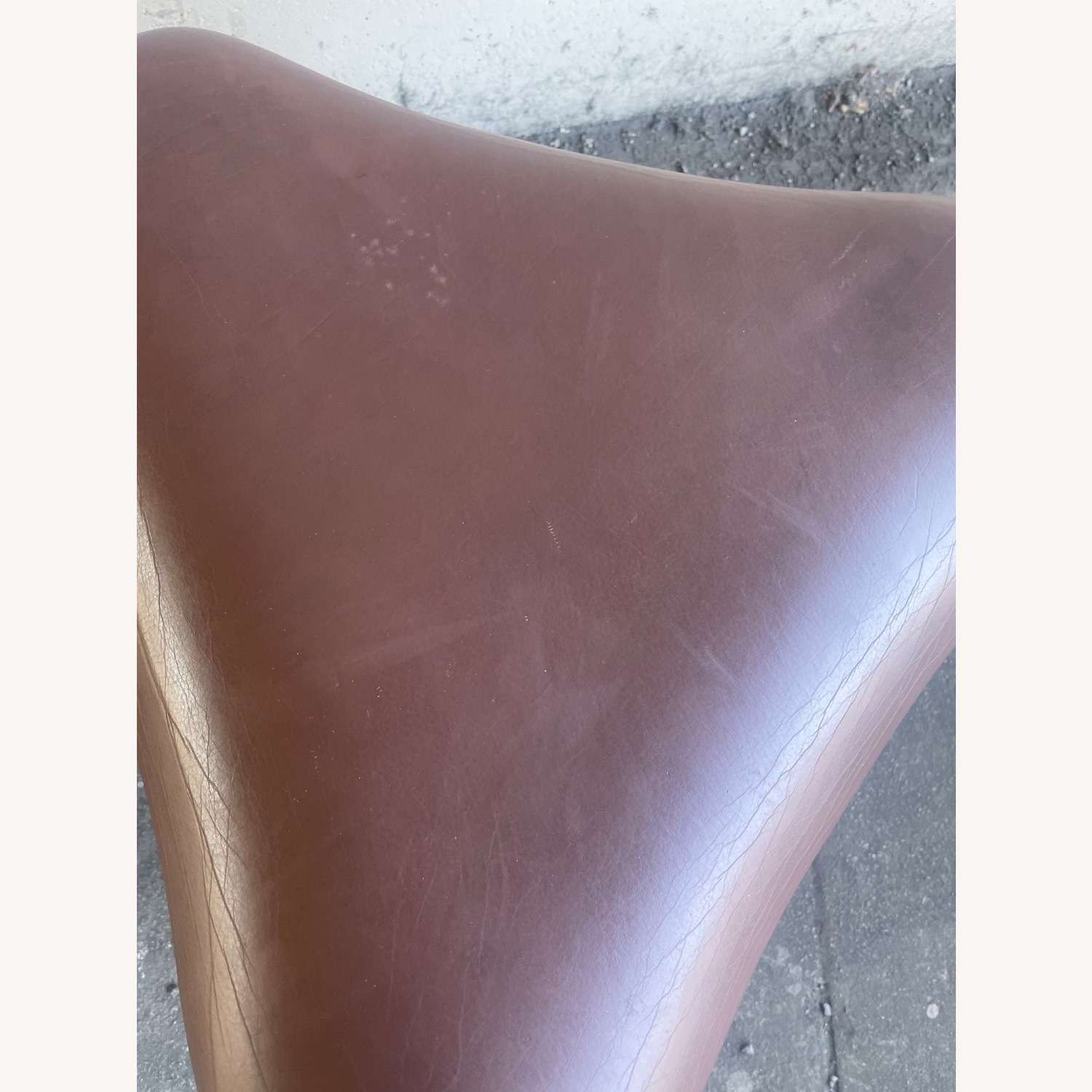Humanscale Dark Brown Leather Stool - image-8