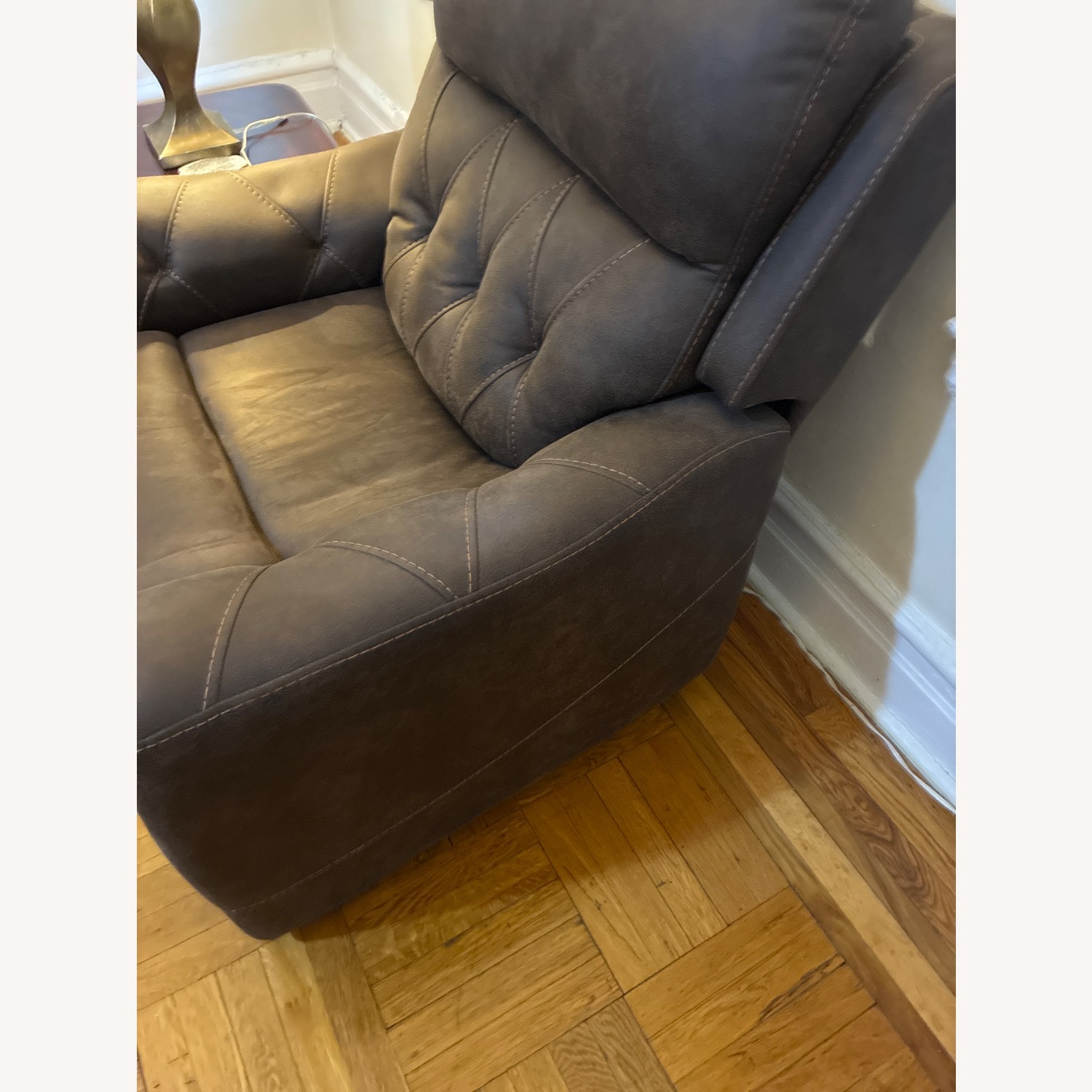 Bob's Discount Furniture Light Brown Recliner - image-2