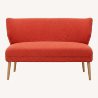 Christopher Knight Home Orange Fabric Loveseat