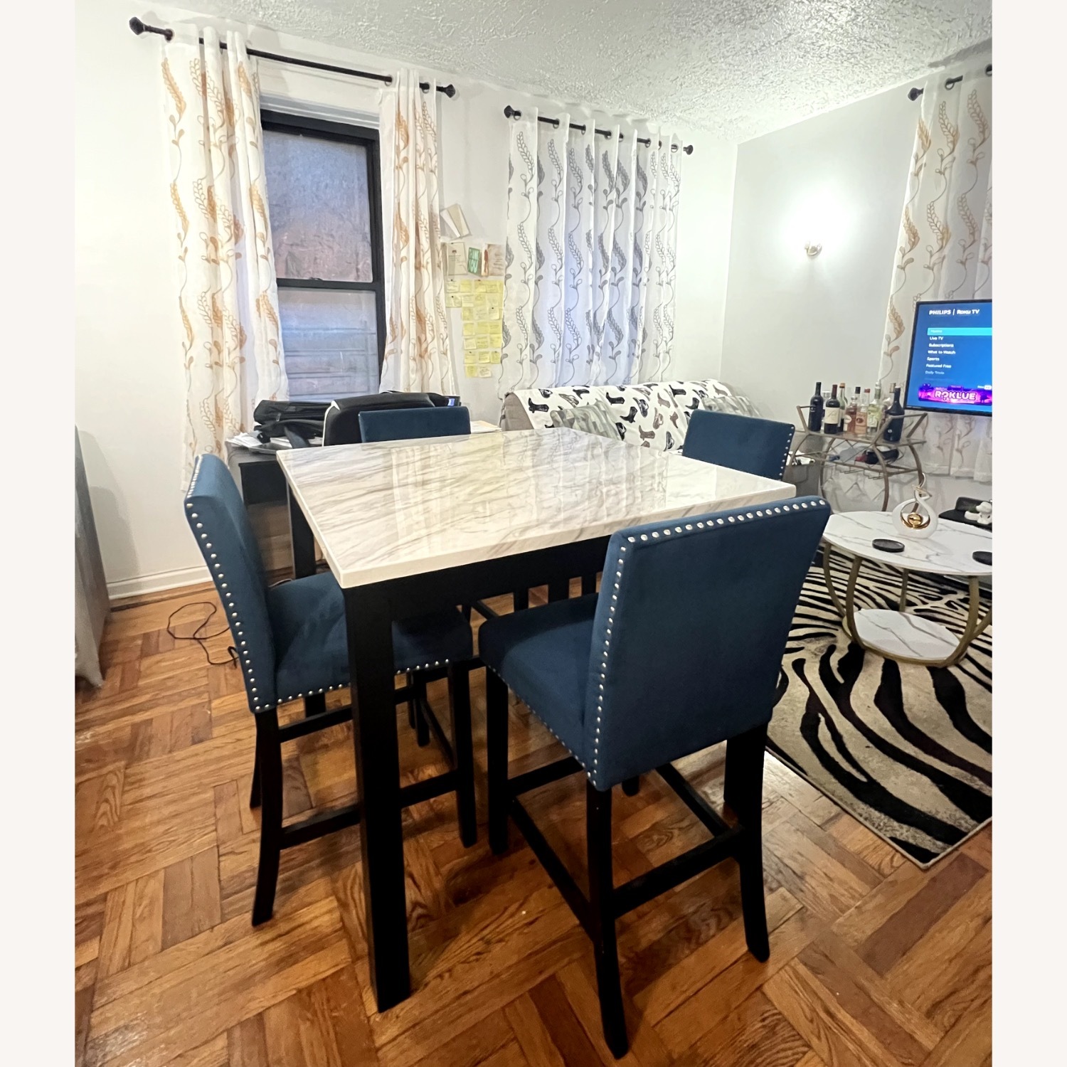 Blue Wood Dining Sets - image-4