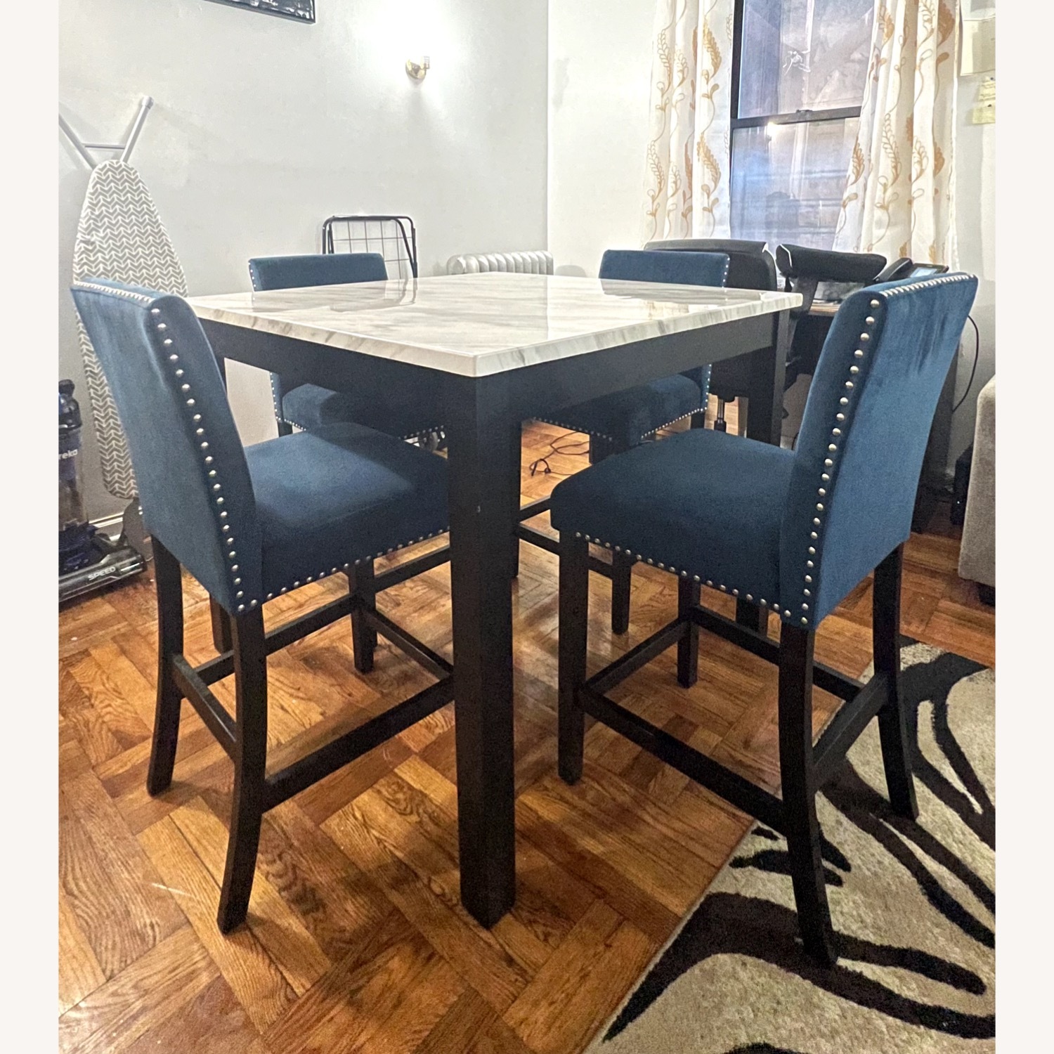 Blue Wood Dining Sets - image-3