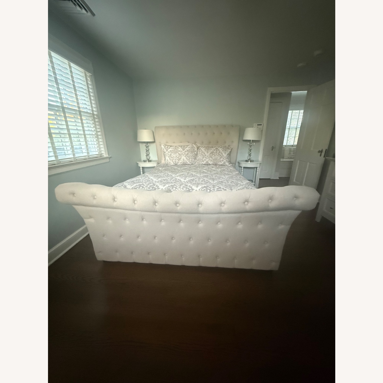 Raymour & Flanigan Odette Queen Sleigh Bed - image-1