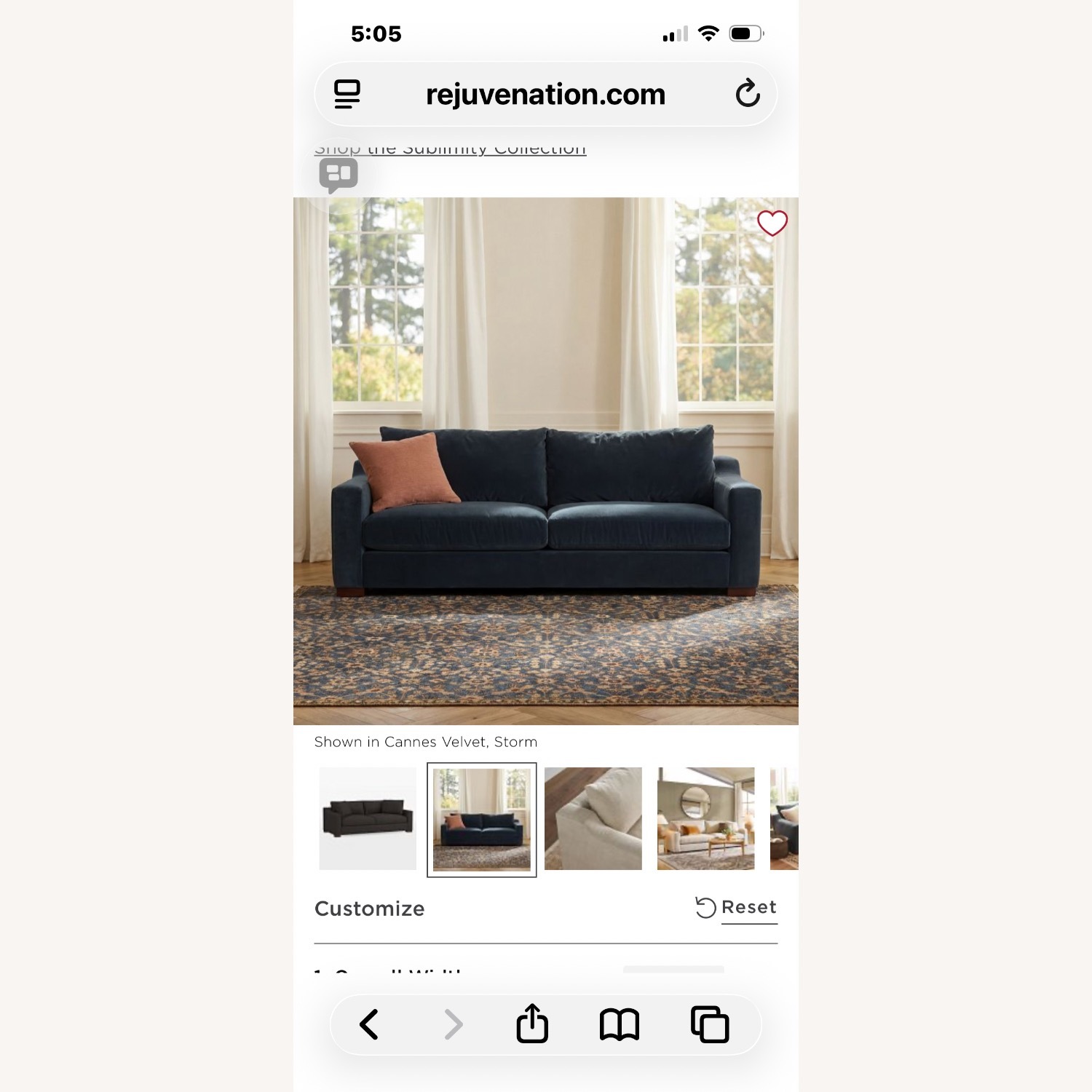 Rejuvenation Sublimity Sofa – 90” Velvet - image-6