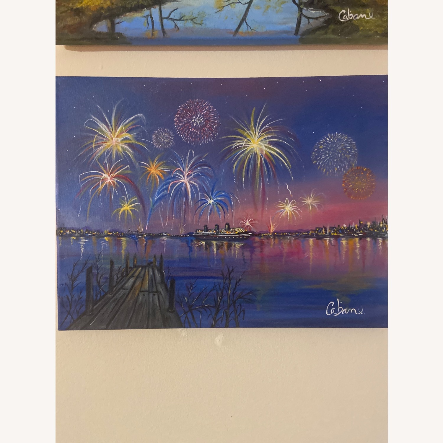 Cabanichi Fabric Wall Art - image-1