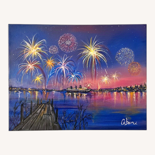 Used Cabanichi Fabric Wall Art for sale on AptDeco