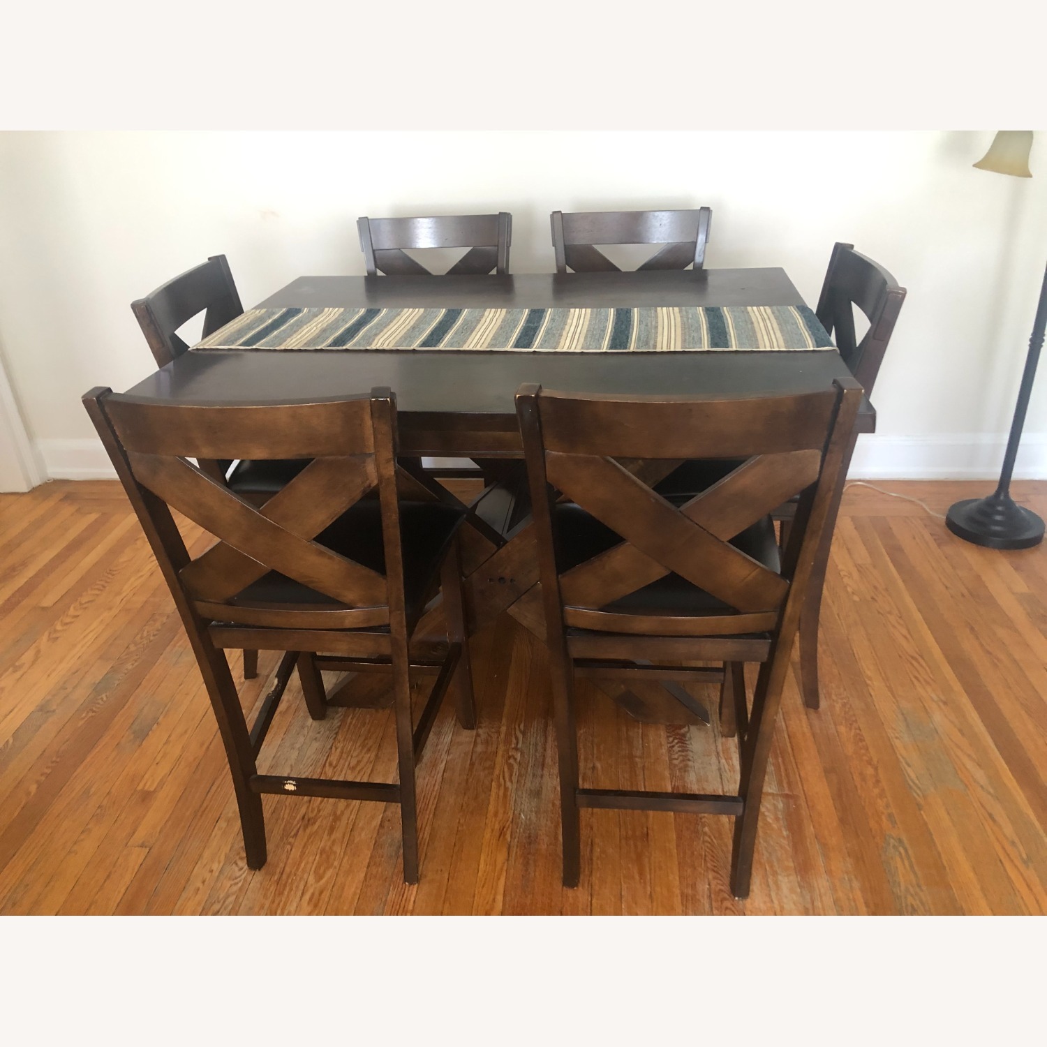 Bob's Discount Furniture Dark Brown Dining Set - image-1