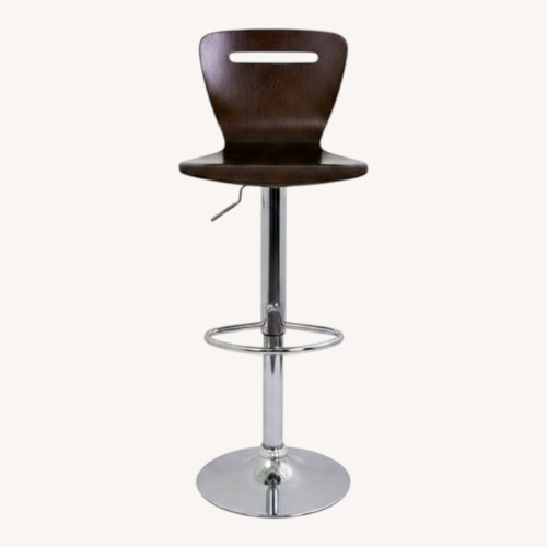 Used Dark Brown Wood Bar Chairs for sale on AptDeco