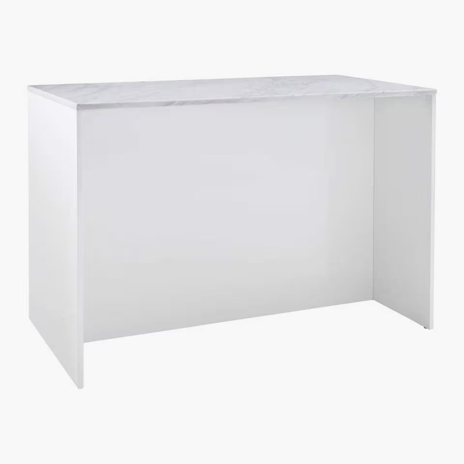 CB2 Marble Kitchen Island - image-1