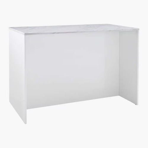 Used CB2 Marble Kitchen Island for sale on AptDeco