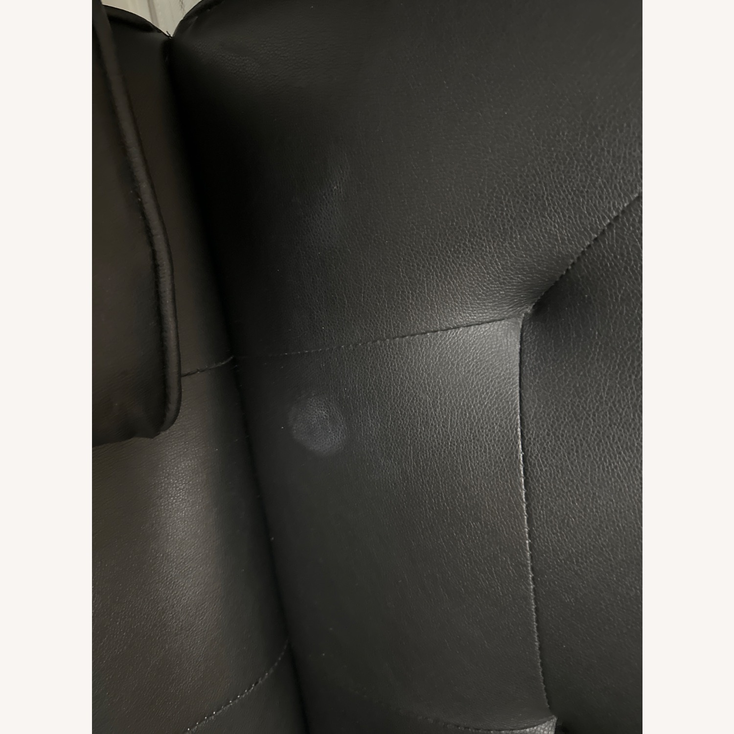 Black Leather Sleeper Sofa - image-4