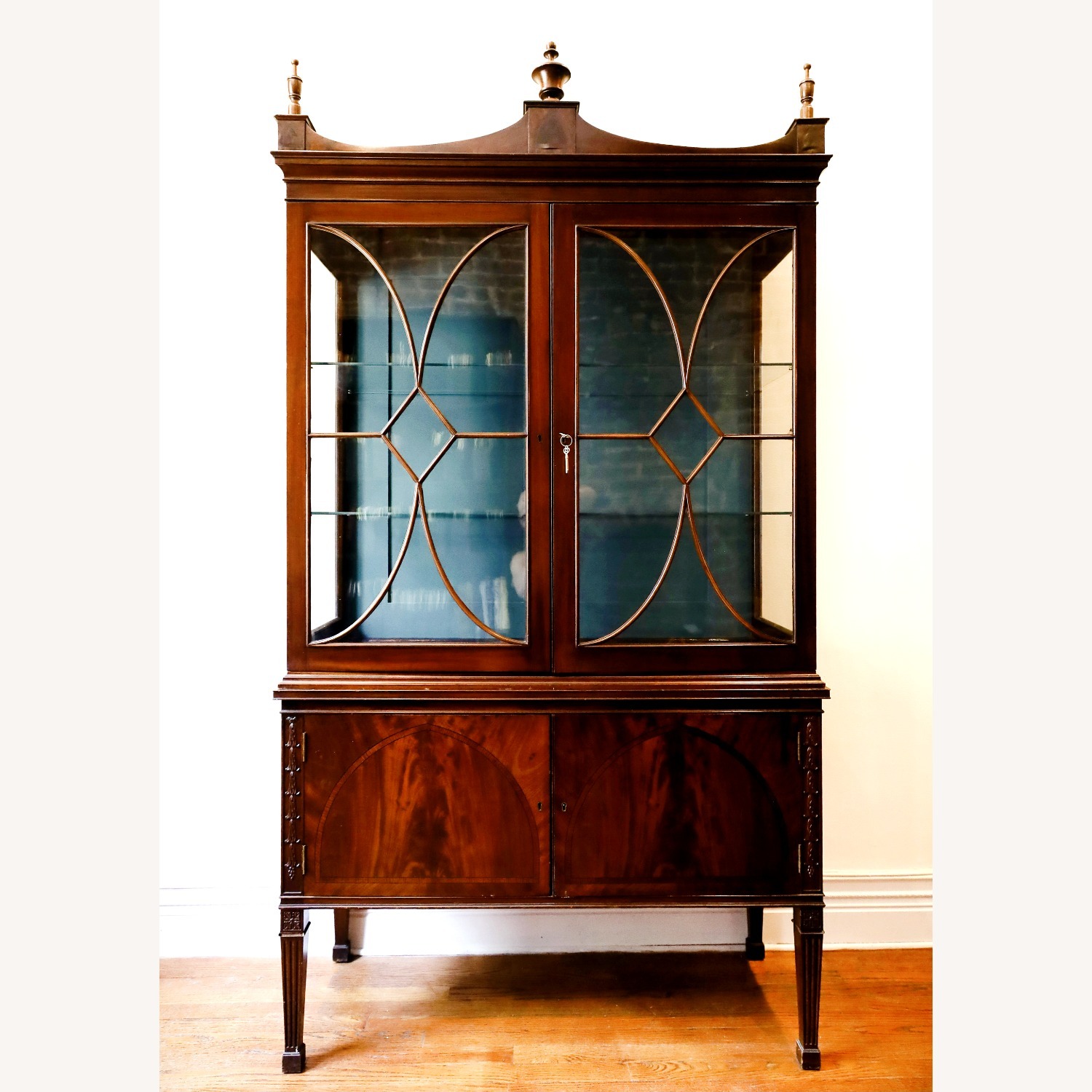 Vintage Potthast Mahogany Federal-style Cabinet - image-1