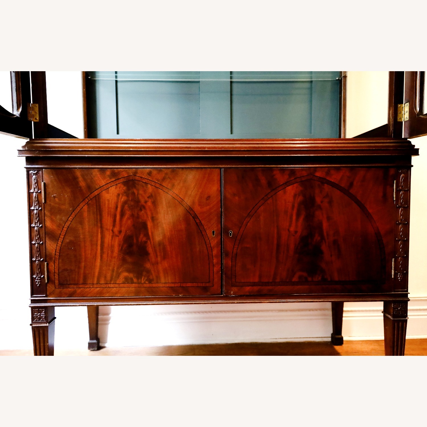 Vintage Potthast Mahogany Federal-style Cabinet - image-4
