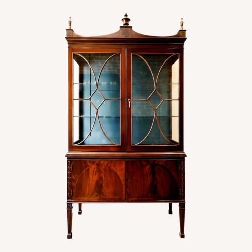 Used Vintage Potthast Mahogany Federal-style Cabinet for sale on AptDeco