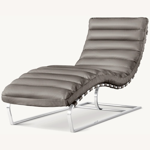 Used Restoration Hardware Dark Gray Chair and a Half for sale on AptDeco