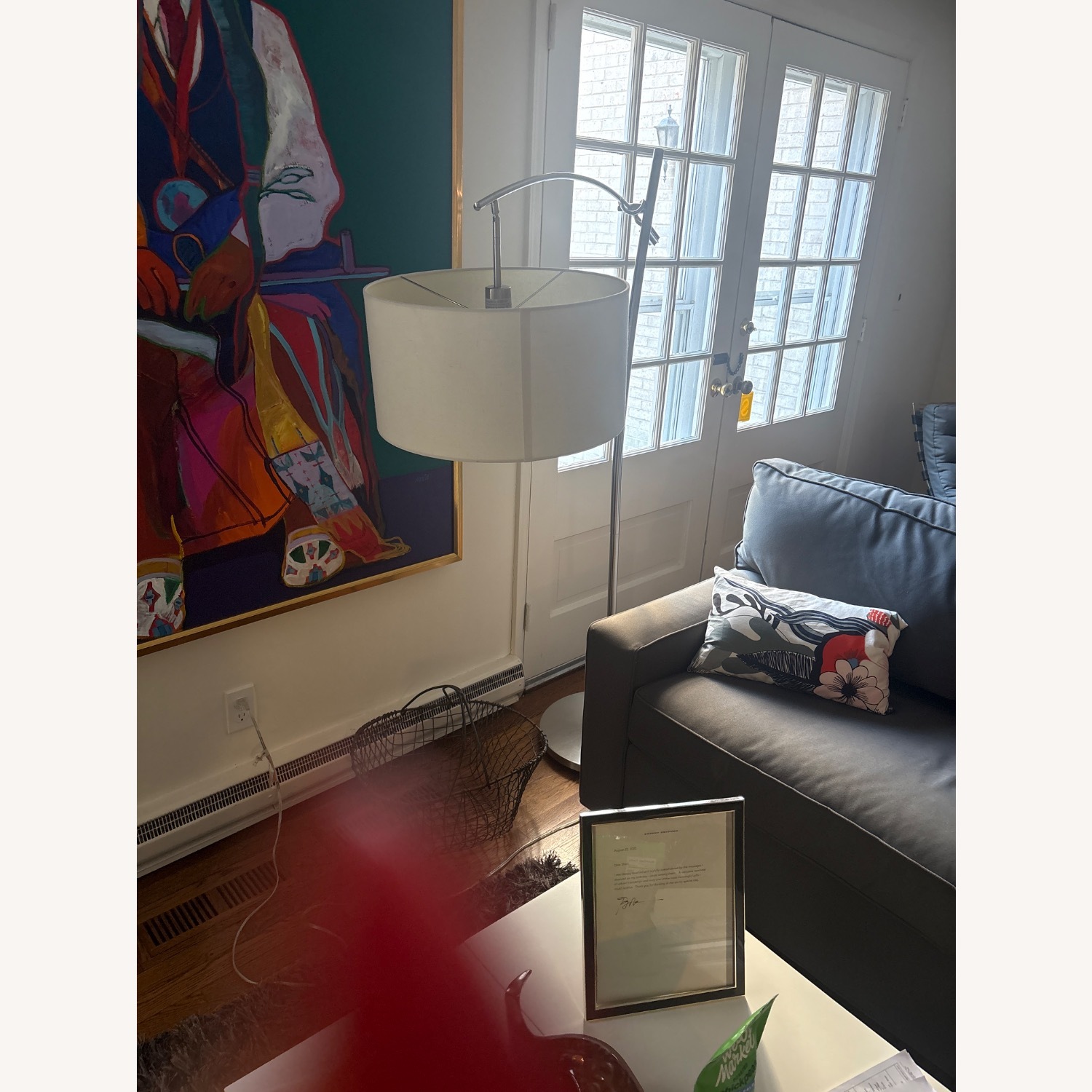 White Floor Lamp - image-2