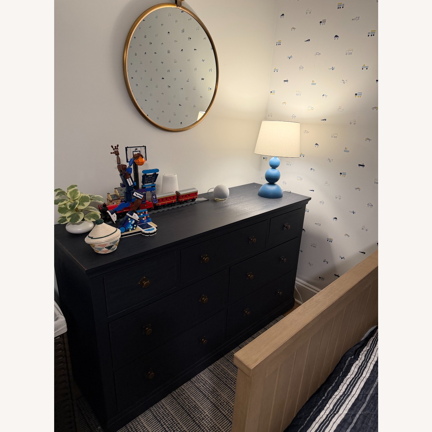  Pottery Barn Kids Charlie Dresser in Navy - image-3
