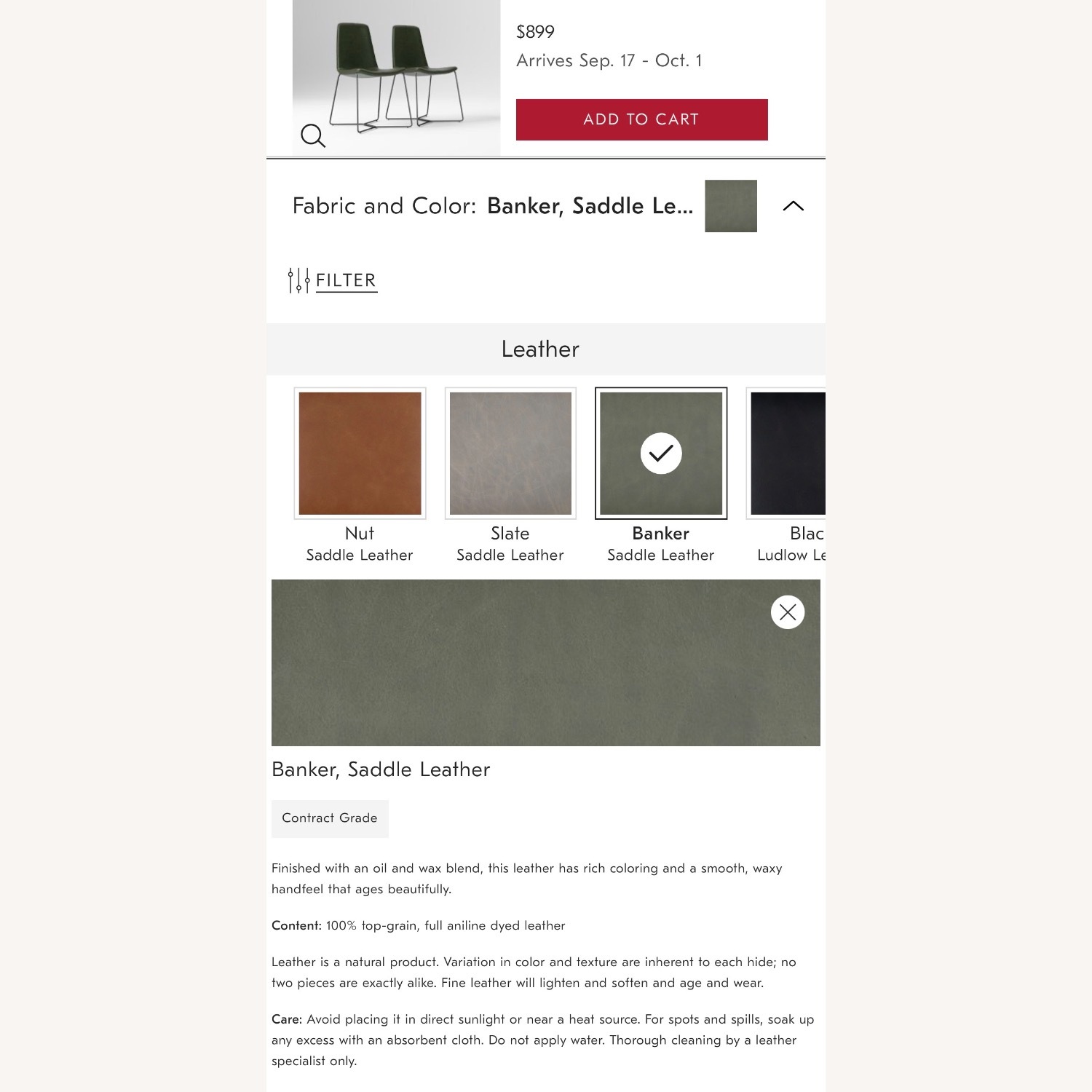 West Elm Slope Green Leather Dining Chairs  - image-8