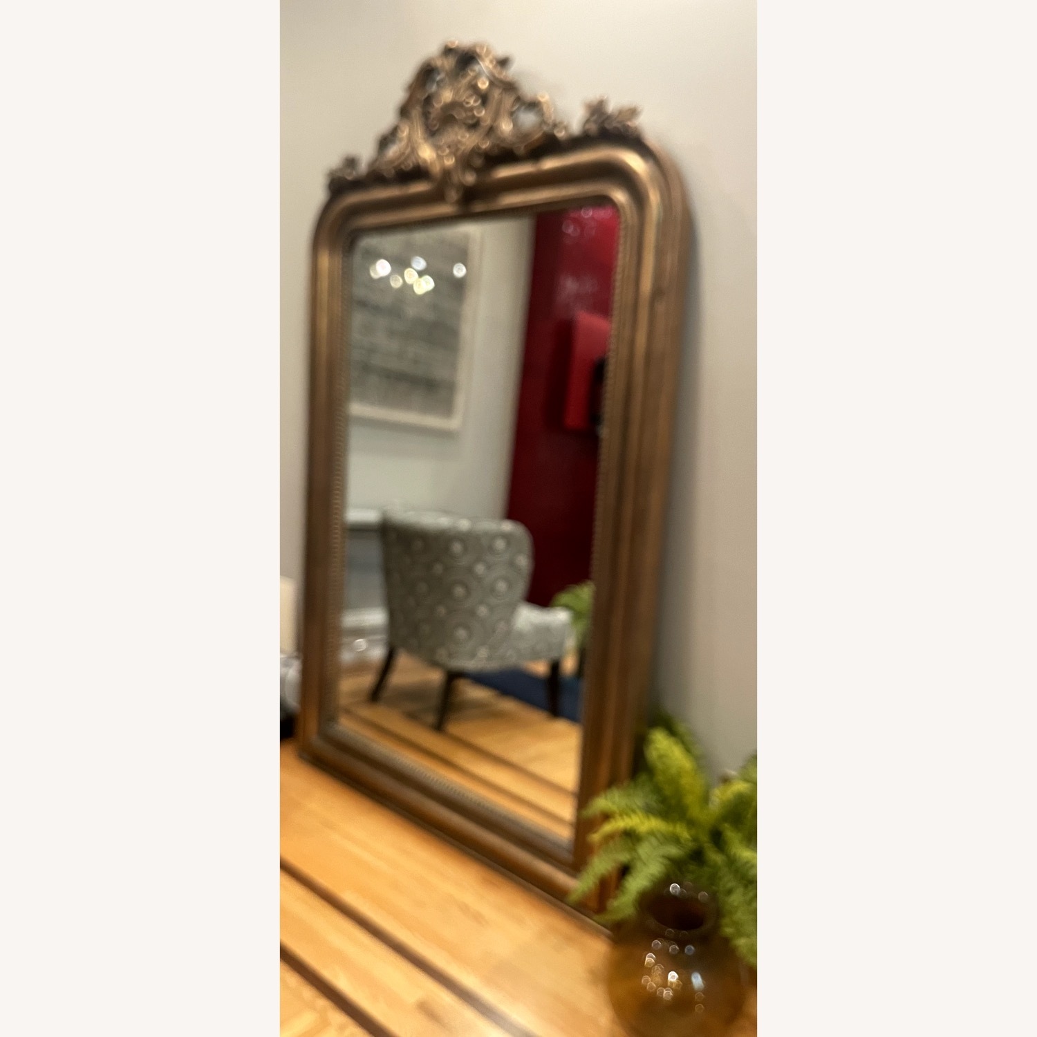 Arhaus Constantine Gold Floor Mirror - image-4